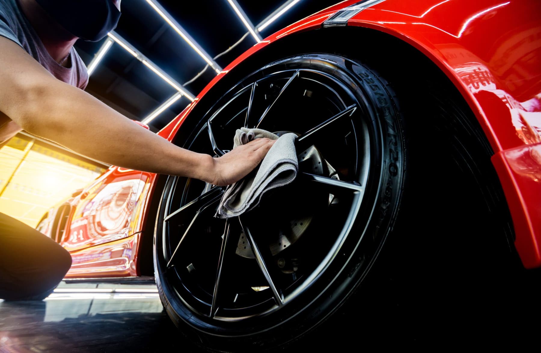 True Wash mobile detailing in progress